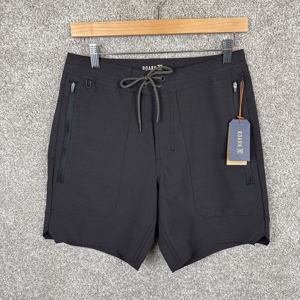 Roark Black Athletic Shorts